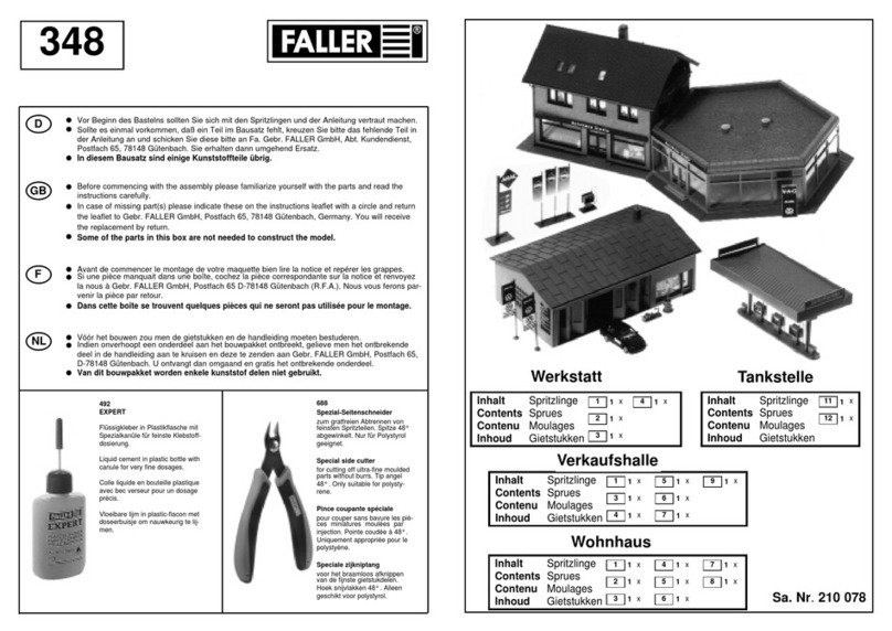 Faller 348 Manual de usuario