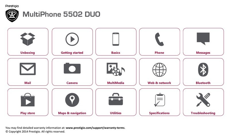 Prestigio MultiPhone 5502 DUO Manual de usuario Prestigio MultiPhone 5502 DUO Manual de usuario