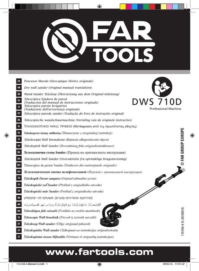 Far Tools DWS 710D Manual de uso y cuidado