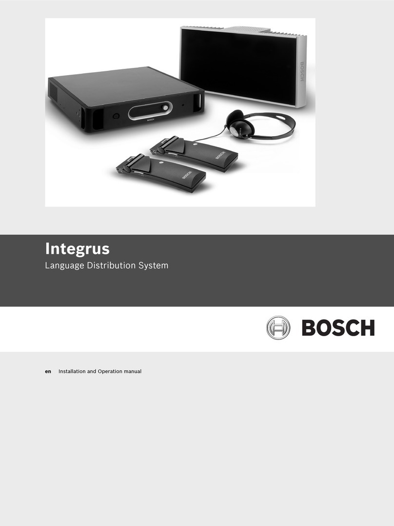 Bosch INTEGRUS Manual de usuario Bosch INTEGRUS Manual de usuario