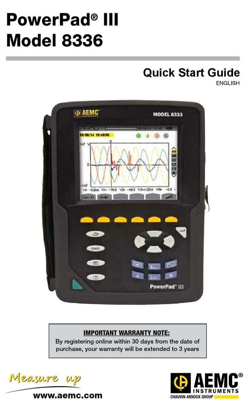 AEMC PowerPad III Manual de usuario