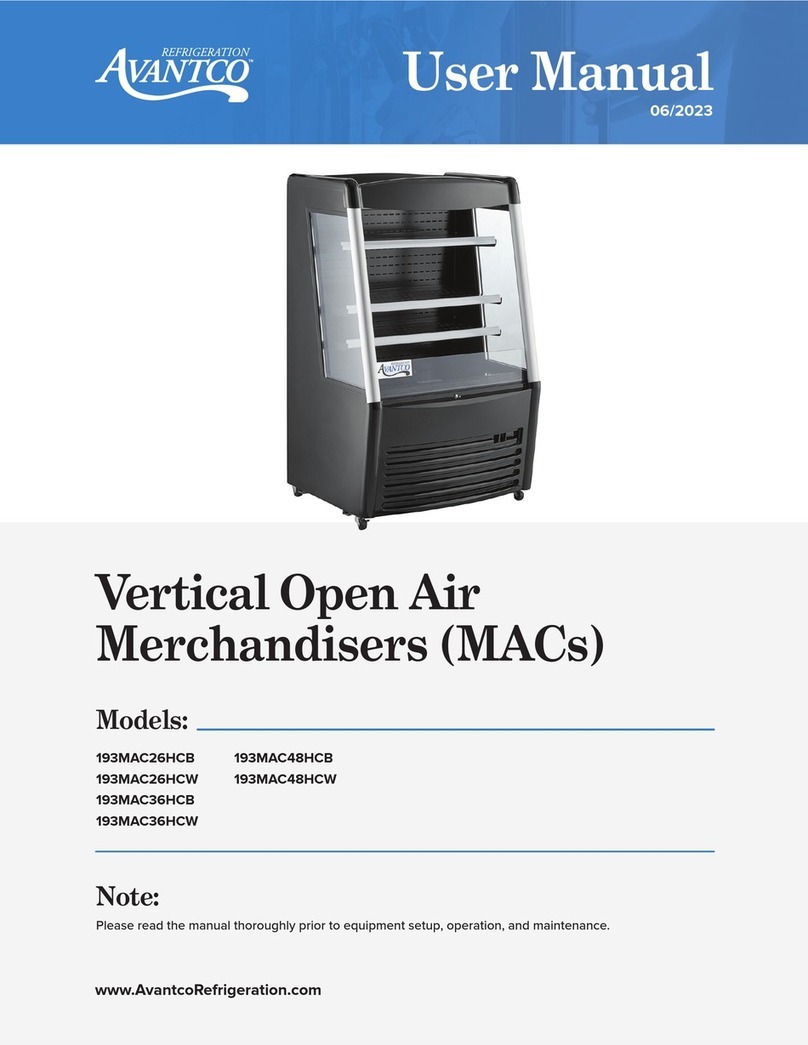 Avantco 193MAC26HCB Manual de usuario