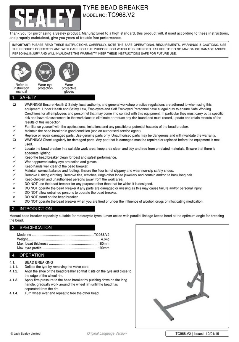 Sealey TC968.V2 Manual de usuario