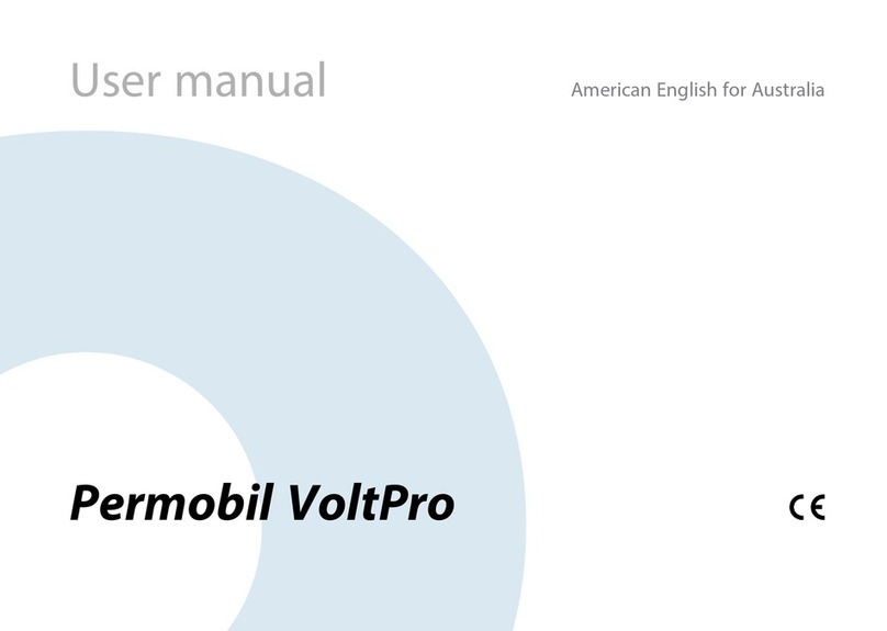 Permobil VoltPro Manual de usuario
