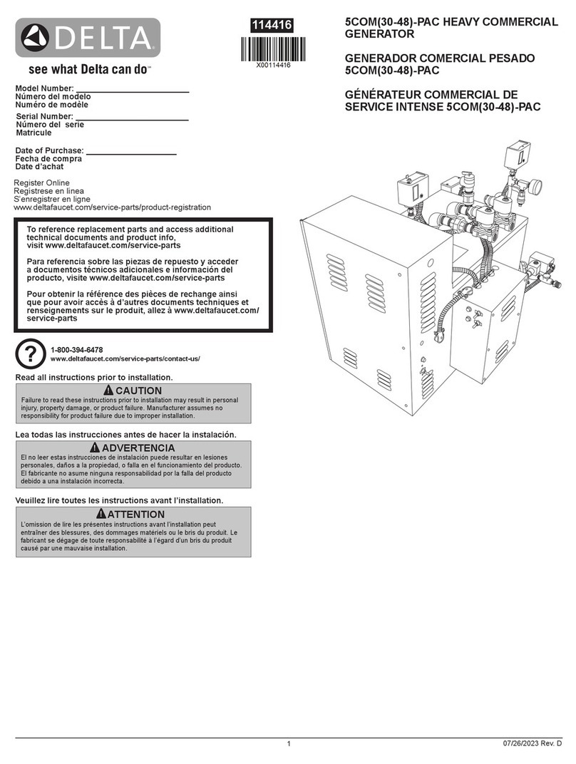 Delta 5COM-PAC Manual de usuario