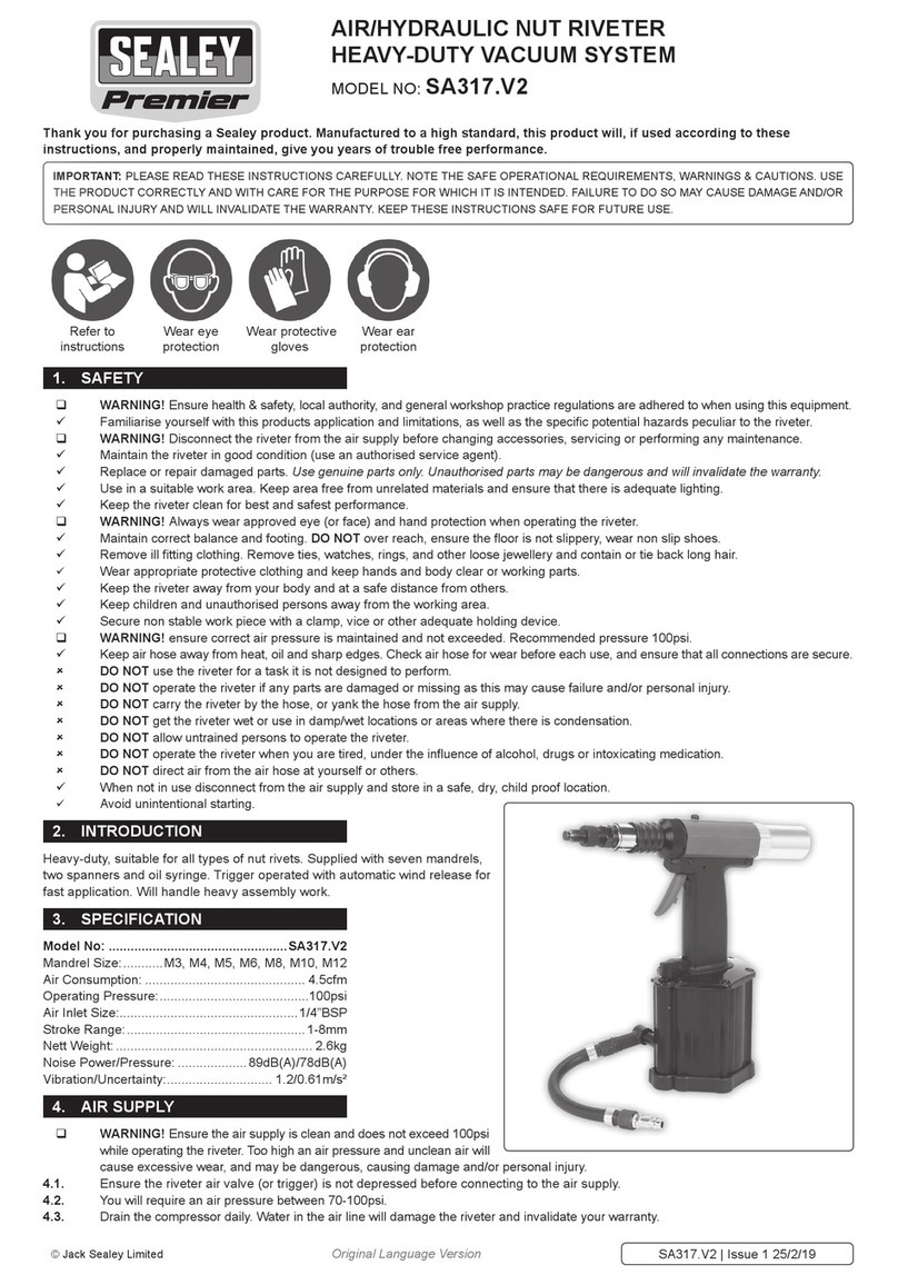 Sealey SA317.V2 Manual de usuario
