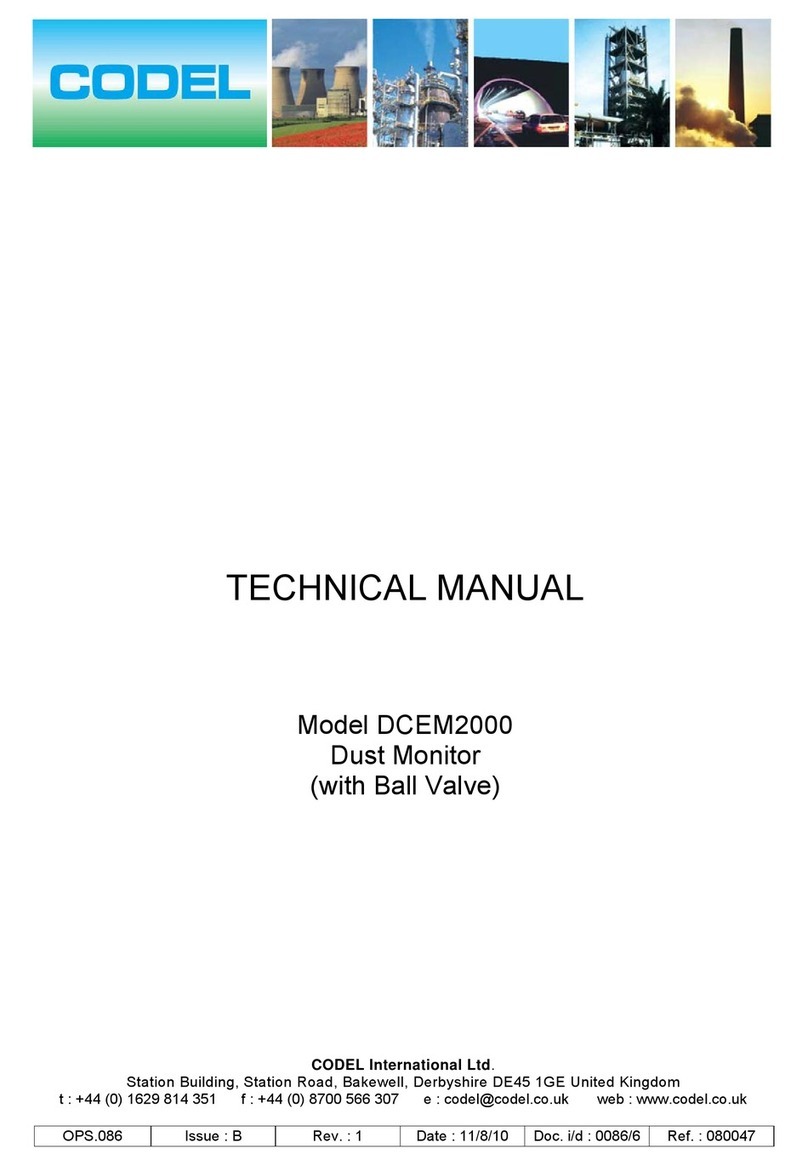 CODEL DCEM2000 Manual de usuario