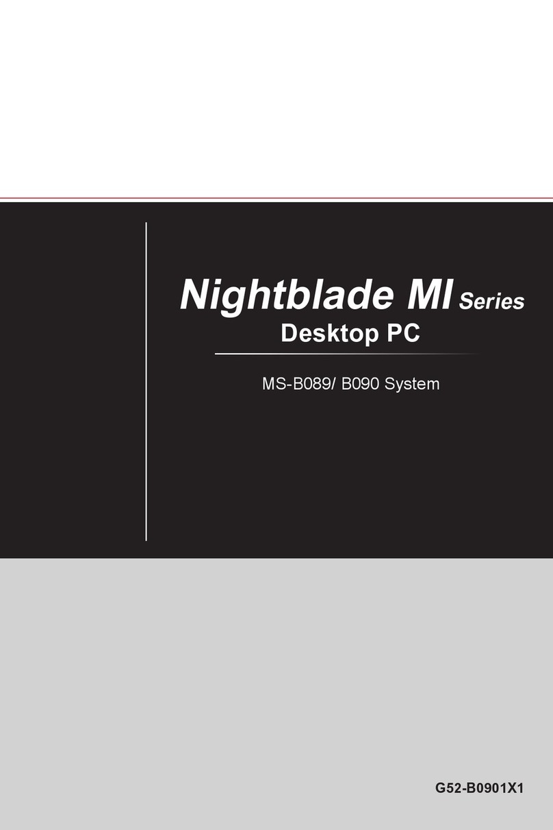 MSI MS-B089 Manual de usuario MSI MS-B089 Manual de usuario