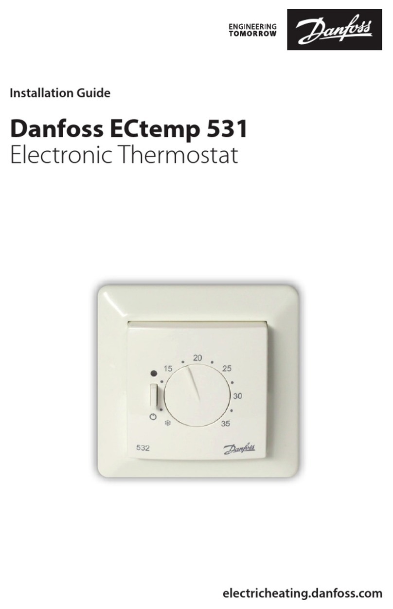 Danfoss ECtemp 531 Manual de usuario