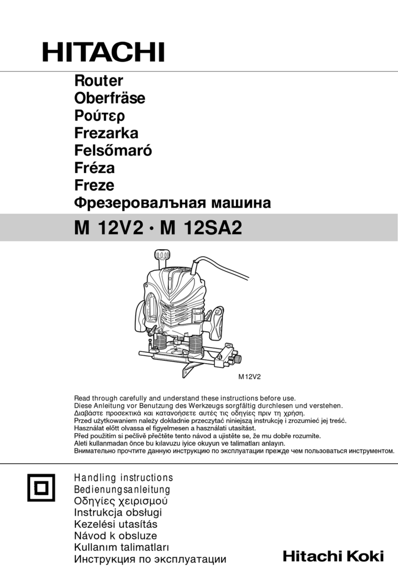 Hitachi Koki M 12V2 Manual de usuario