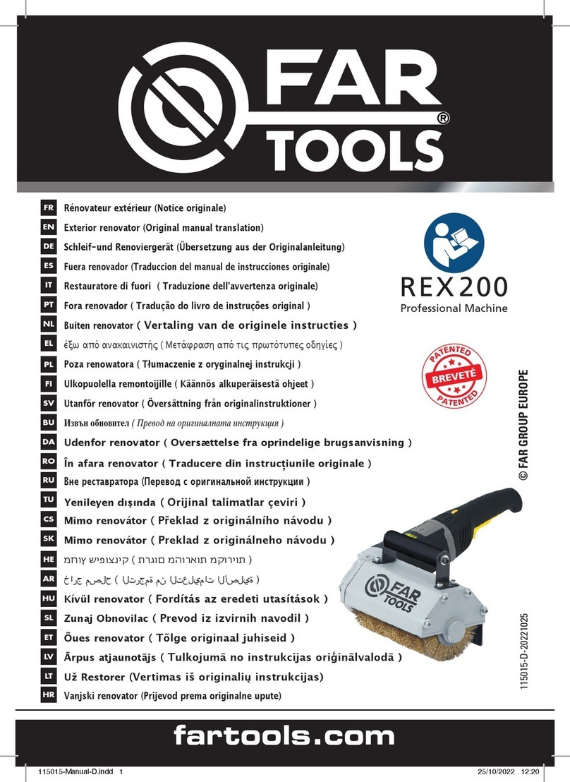 Far Tools REX 200 Instrucciones de operación
