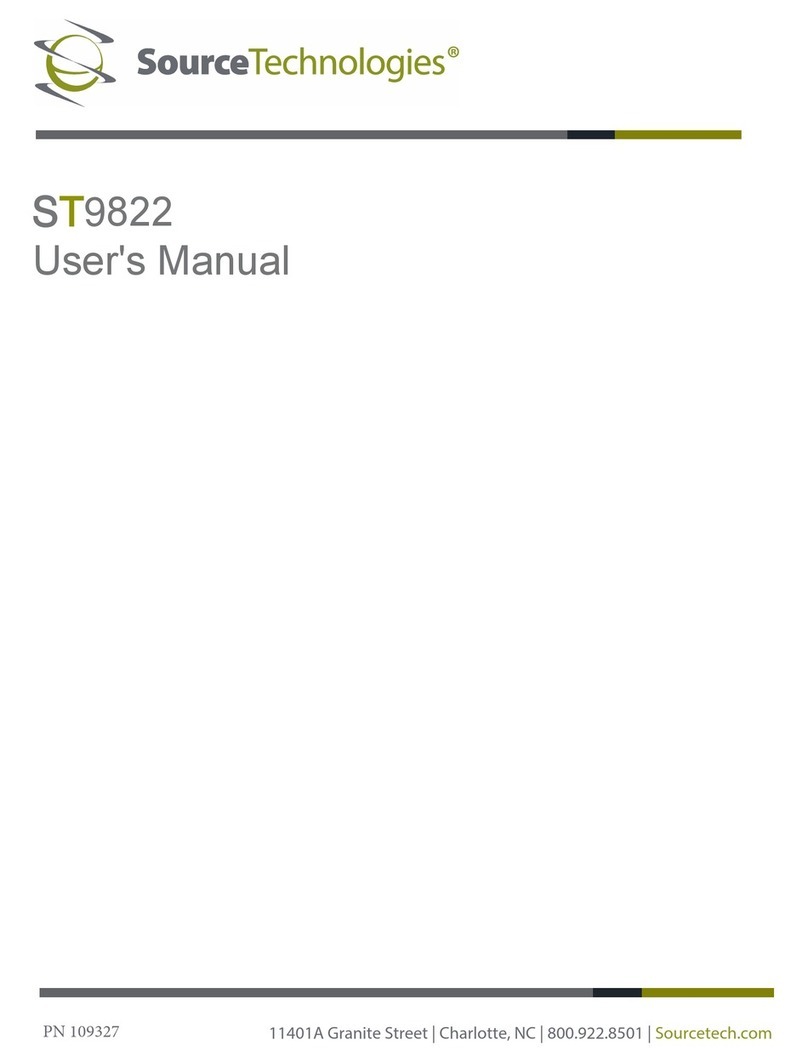Source Technologies ST9822 Manual de usuario