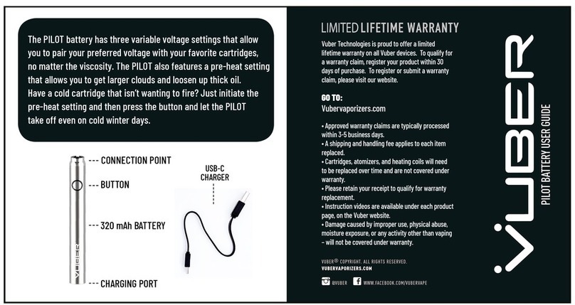 VUBER PILOT Manual de usuario