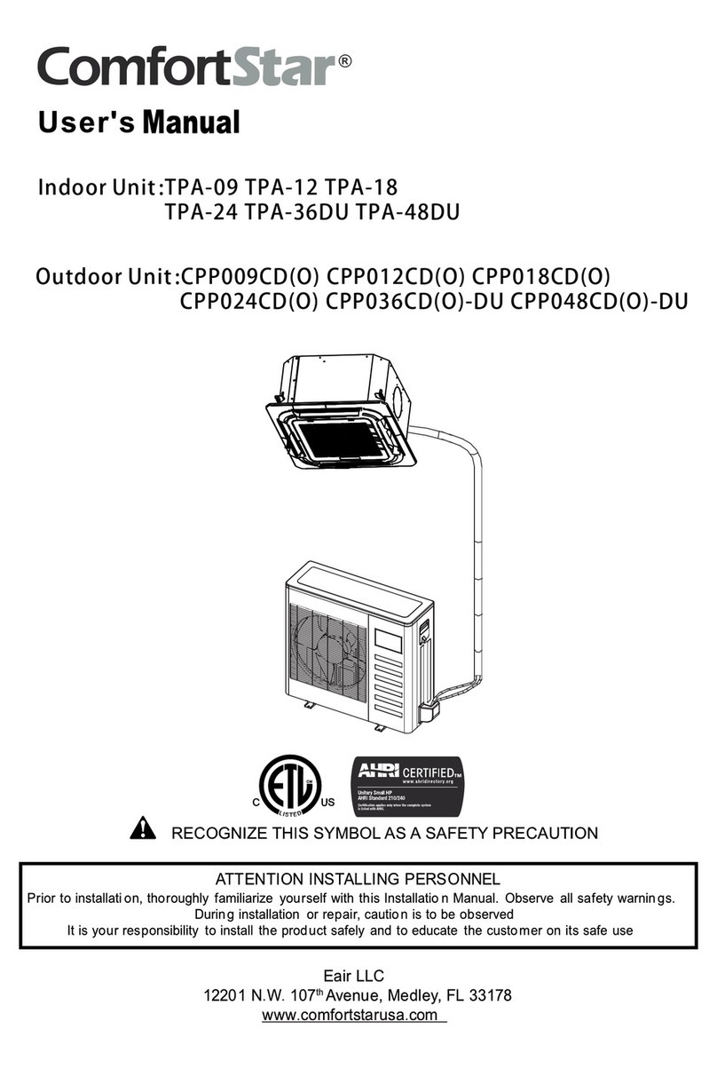 Comfort Star CPP009CD Manual de usuario
