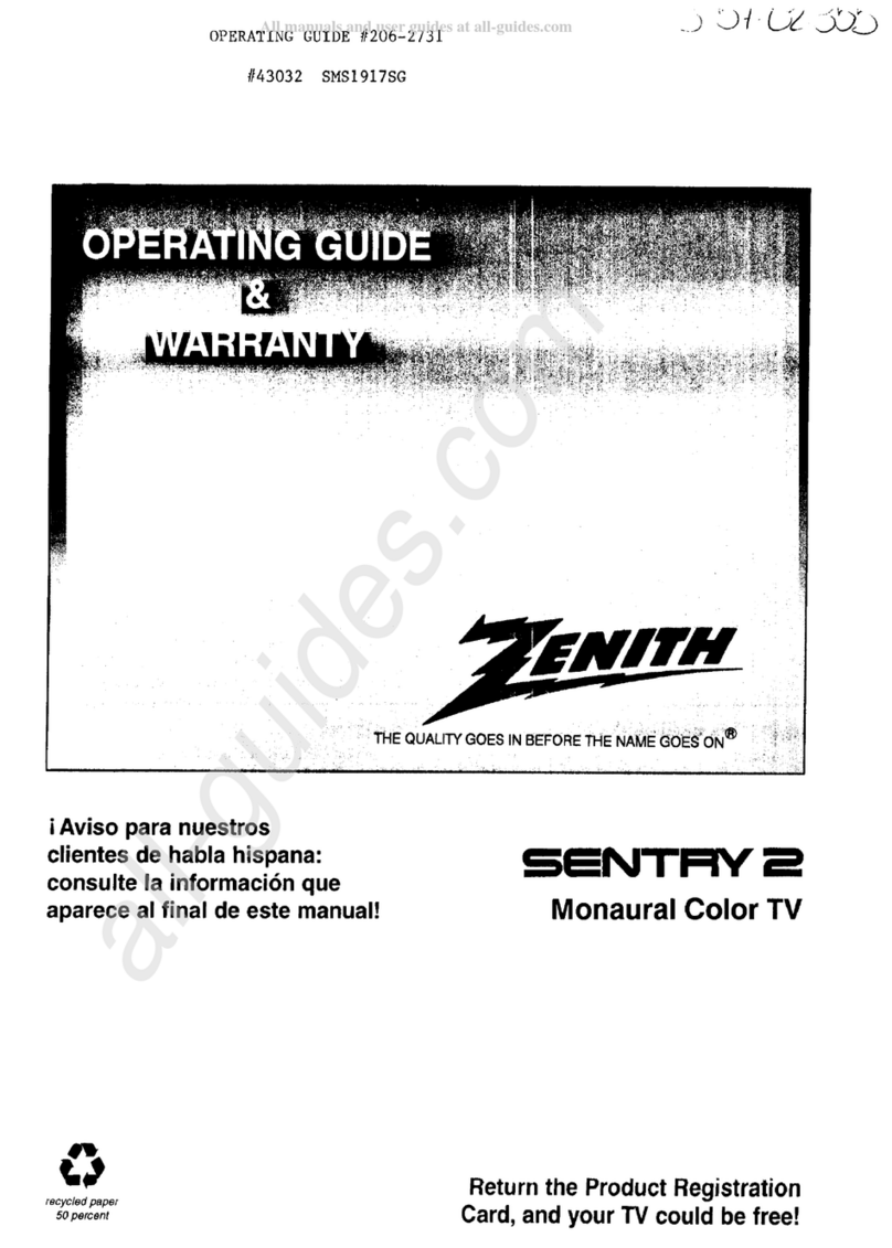 Zenith SENTRY 2 Manual de usuario