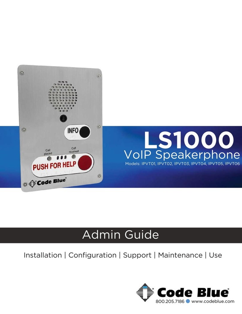 Code Blue IPVT01 Manual