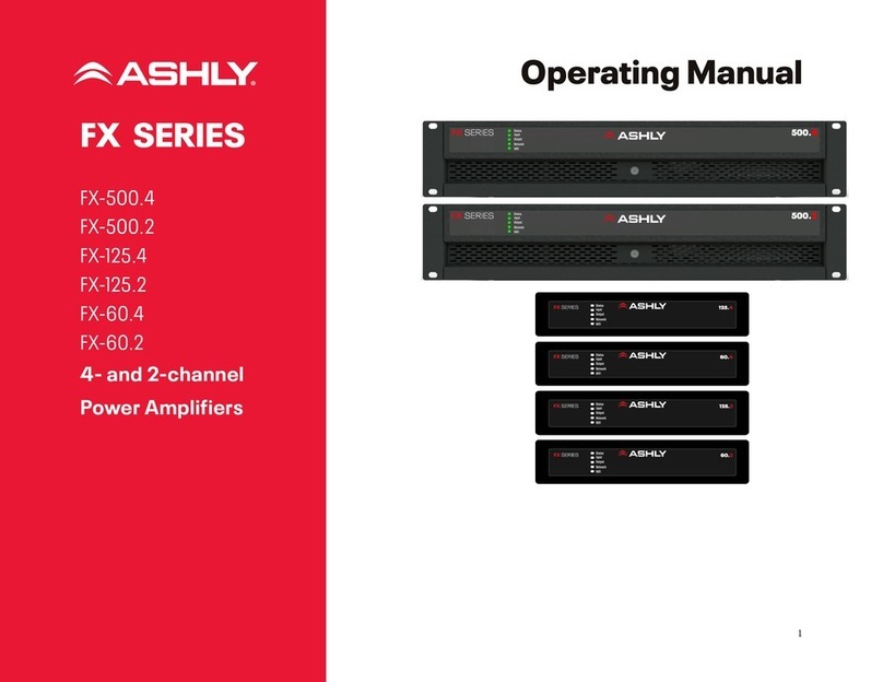 Ashly FX-500.4 Manual de usuario
