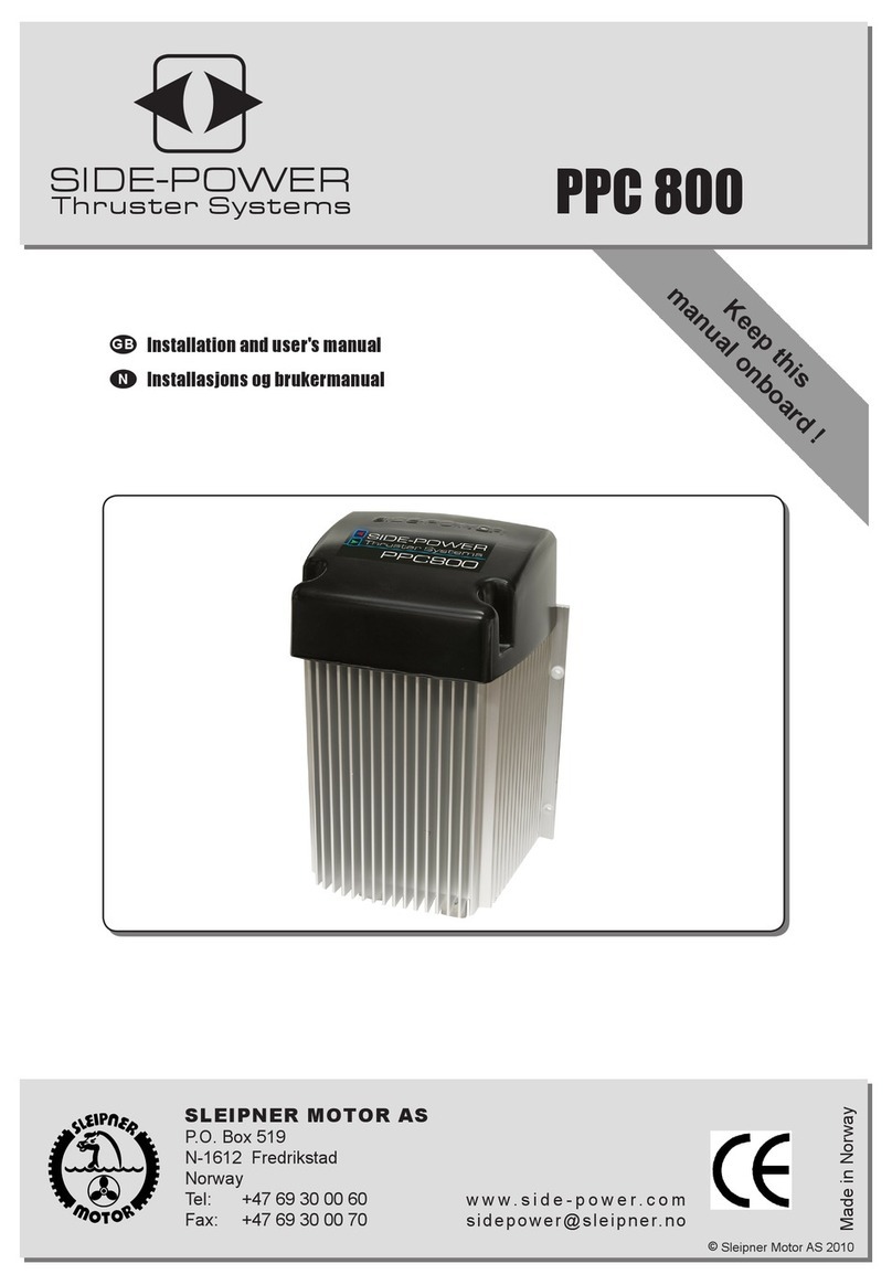 Side-Power PPC 800 Manual de usuario