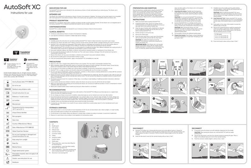Tandem AutoSoft XC Manual de usuario Tandem AutoSoft XC Manual de usuario