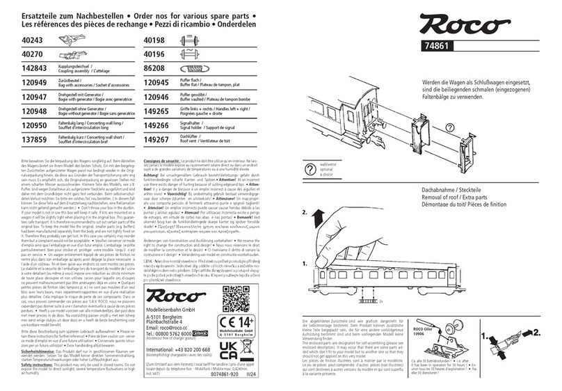 roco 74861 Manual de usuario