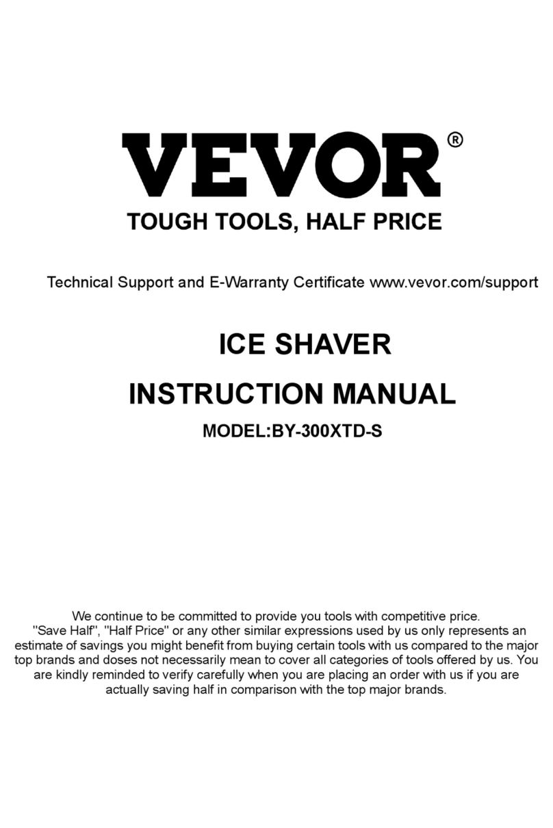 VEVOR BY-300XTD-S Manual de usuario