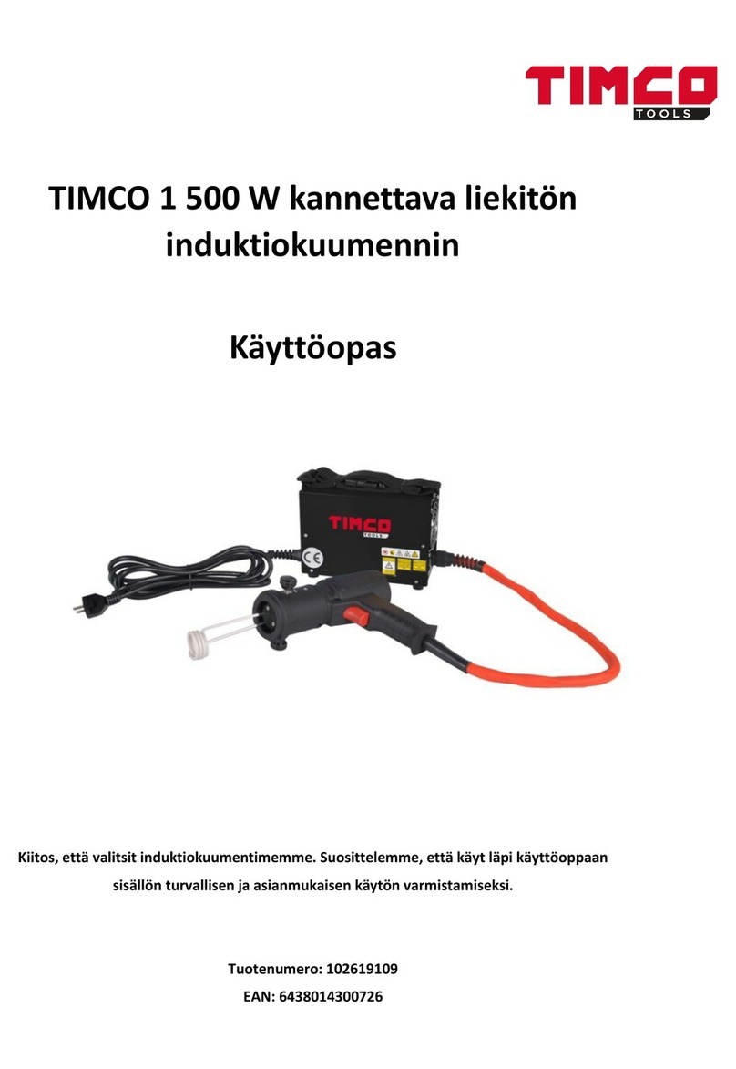 Timco Tools 1500W Manual Timco Tools 1500W Manual