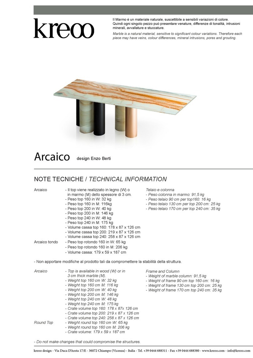 kreoo Arcaico Manual de usuario