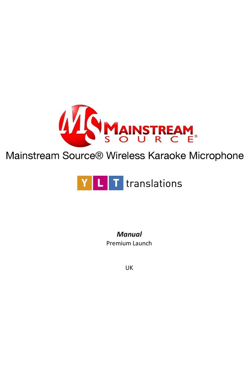 MAINSTREAM SOURCE MS-001 Manual de usuario