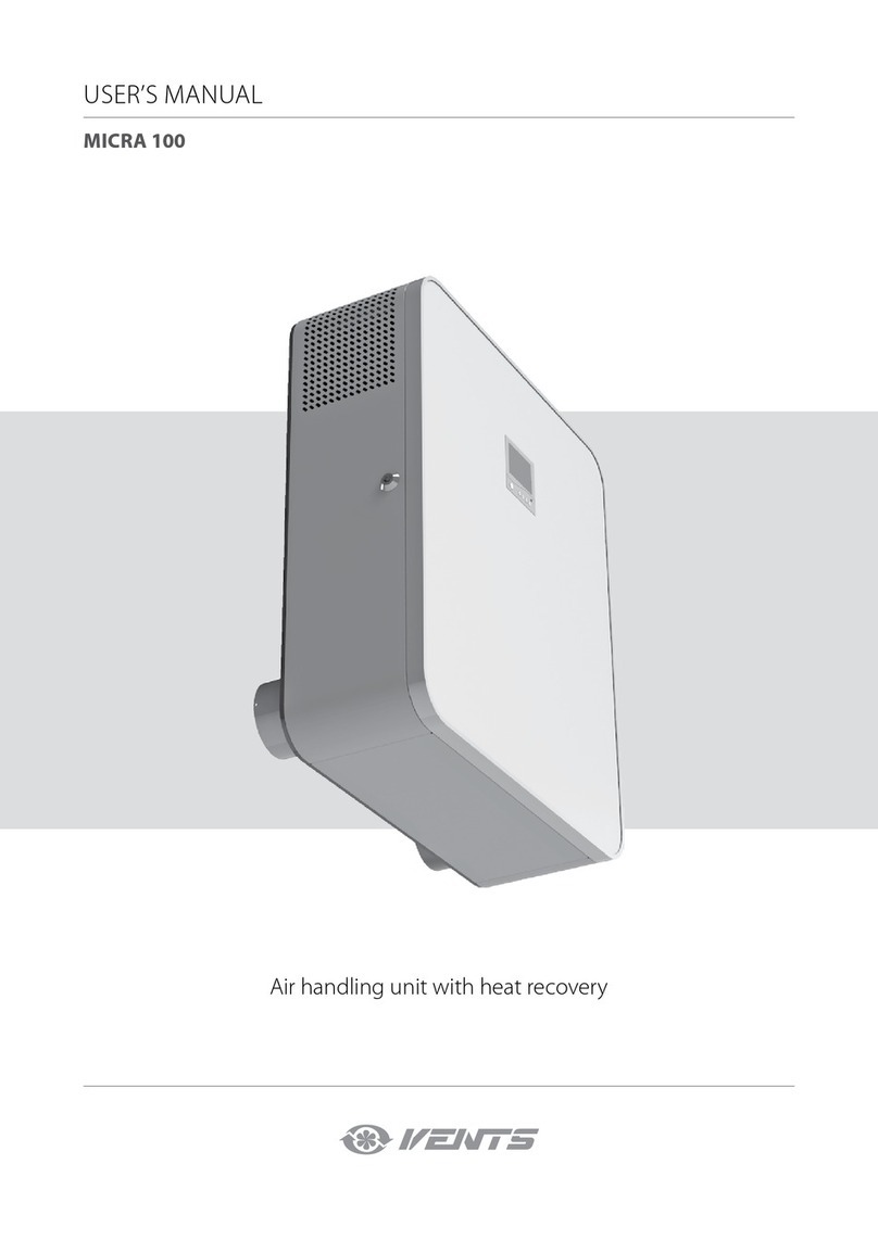 Vents Micra 100 E Wi-Fi Manual de usuario