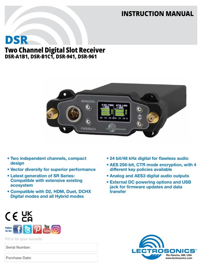 Lectronics DSR-A1B1 Manual de usuario