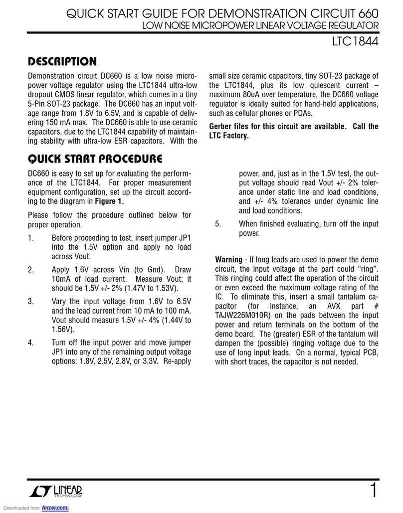 Linear Technology DC660 Manual de usuario