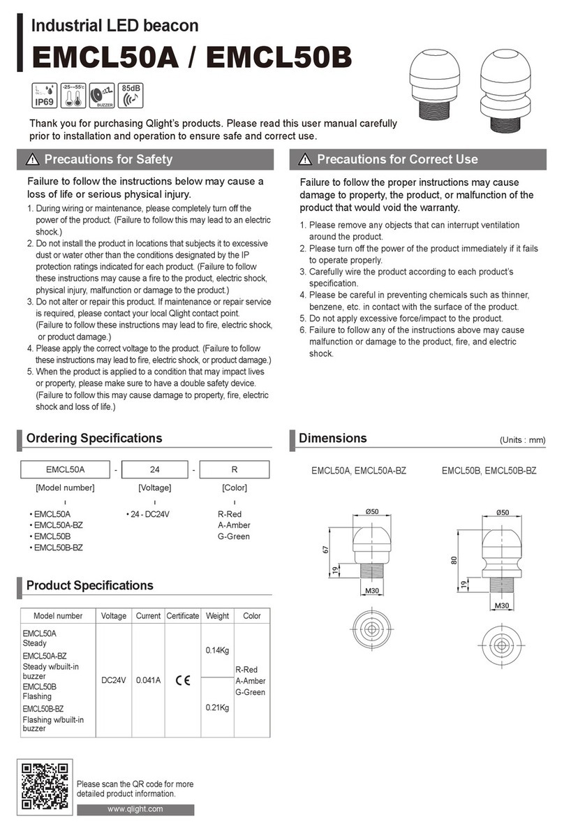 Qlight EMCL50A Manual de usuario