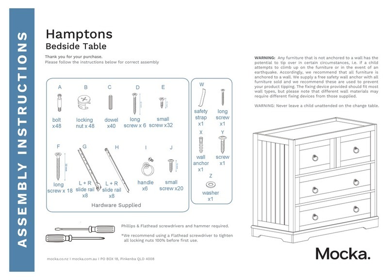 Mocka Hamptons Manual de usuario Mocka Hamptons Manual de usuario