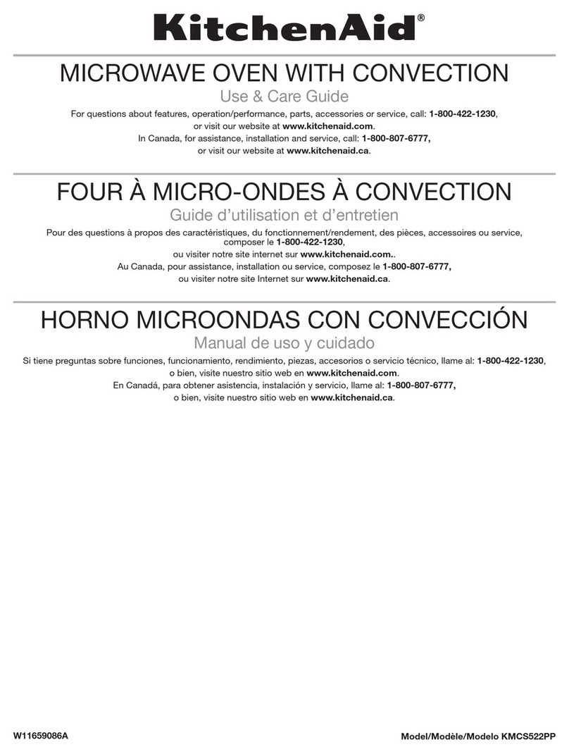 KitchenAid KMCS522PP Manual de usuario