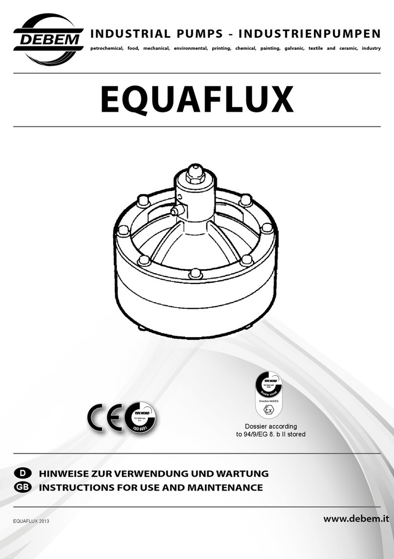 Debem EQUAFLUX Hoja de especificaciones