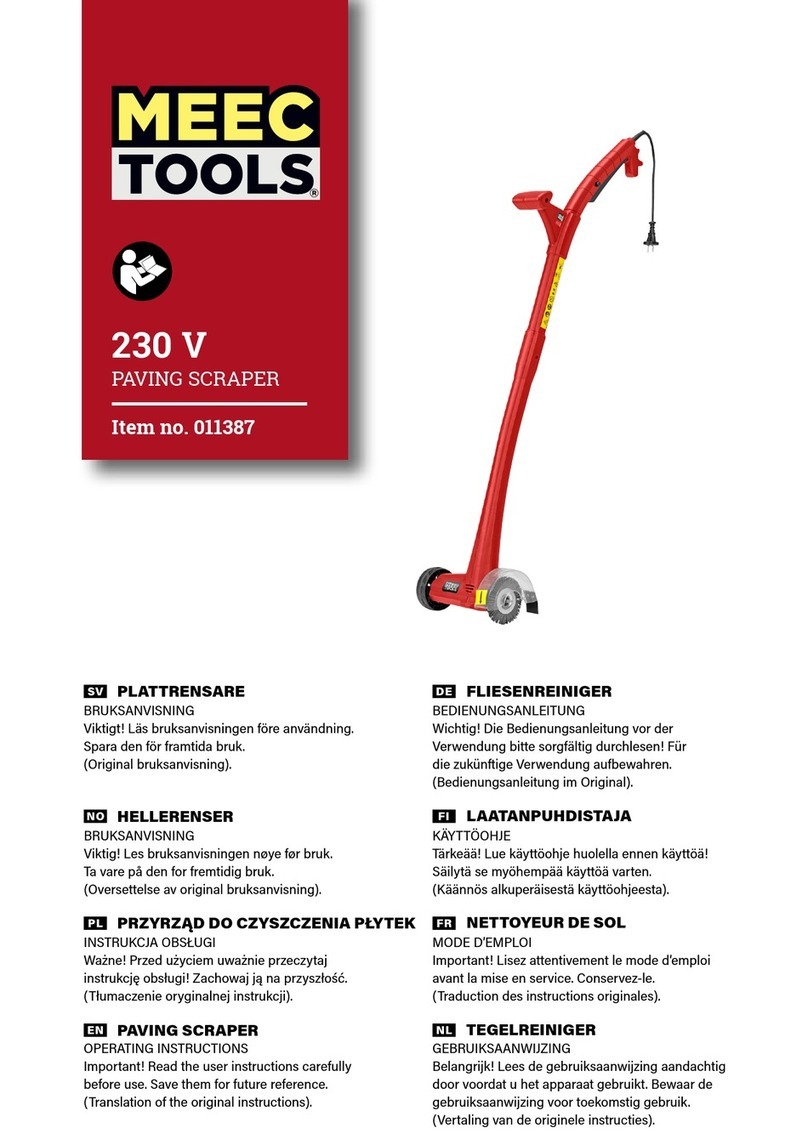 Meec tools 011387 Manual de usuario