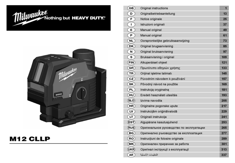 Milwaukee 4933478101 Manual de usuario