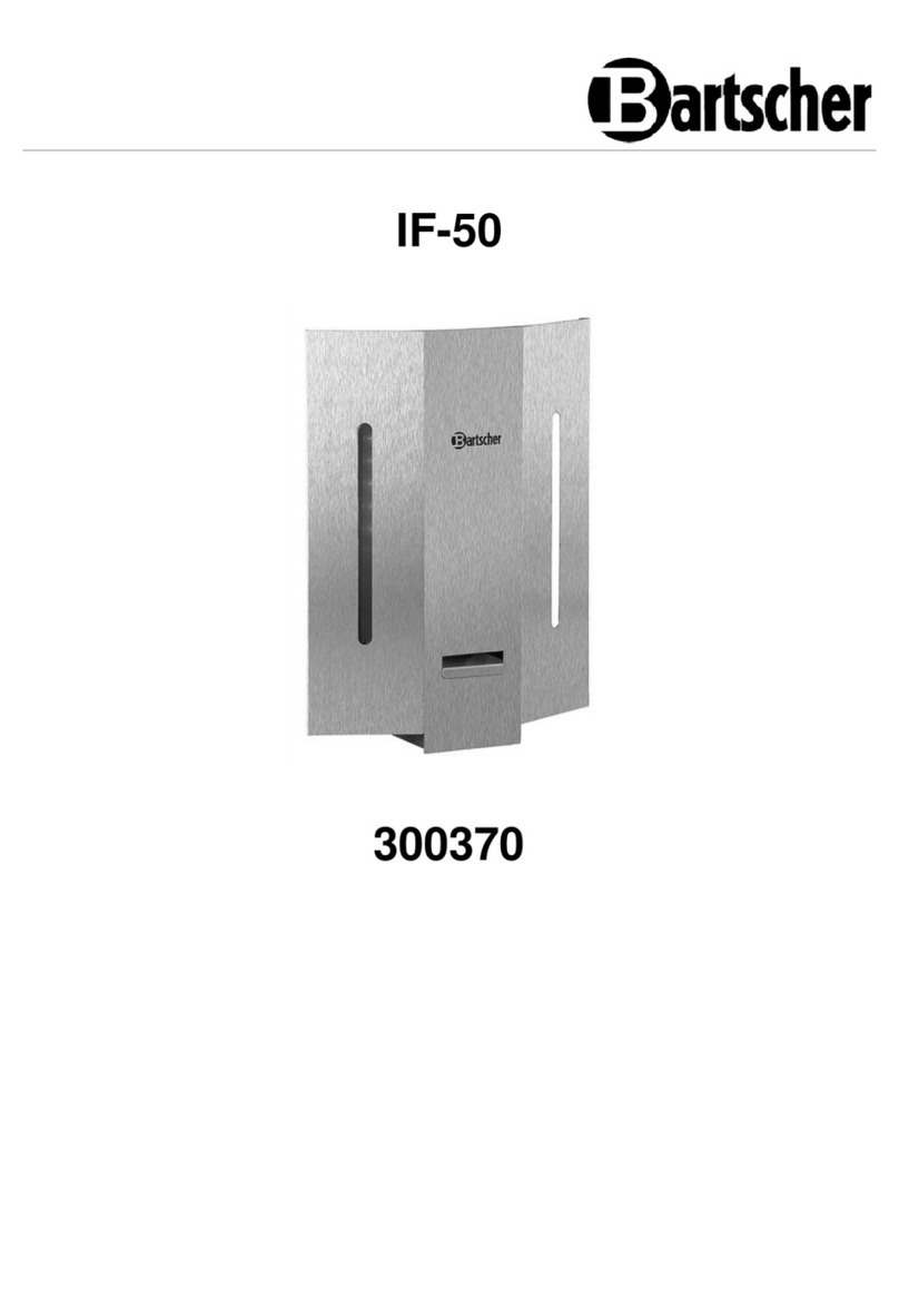 Bartscher IF-50 Manual de usuario