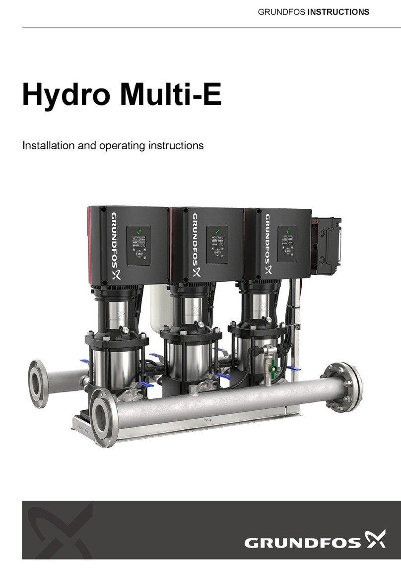 Grundfos Hydro Multi-E Manual de usuario