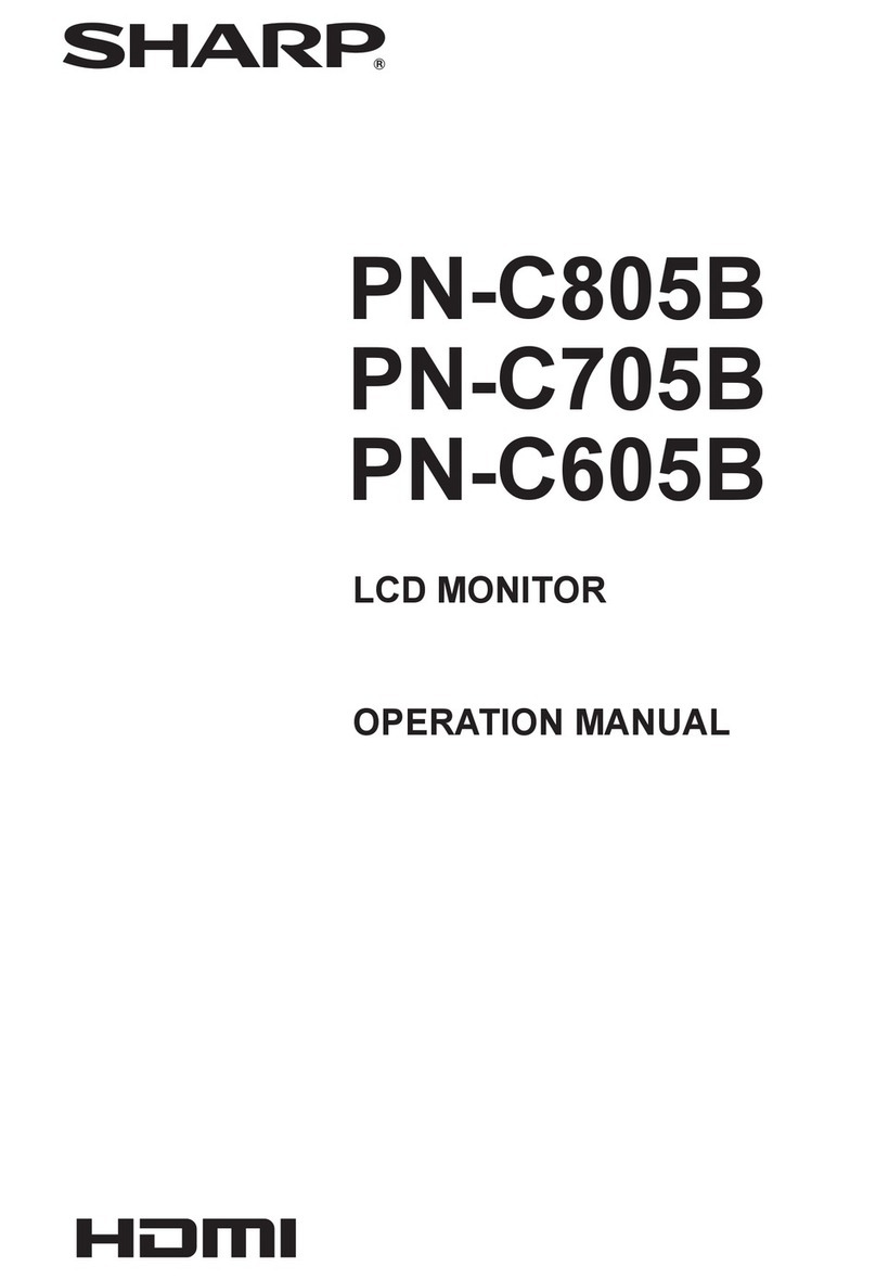 Sharp PN-C605B Manual de usuario