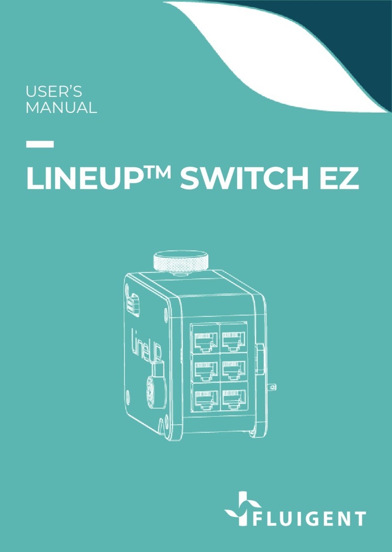 Fluigent LINEUP SWITCH EZ Manual de usuario