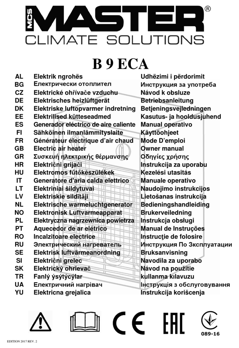 Master B 9 ECA Manual de usuario