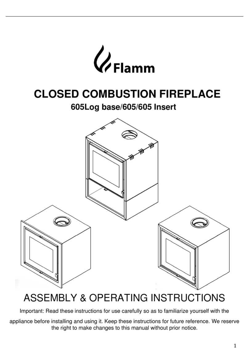 Flamm 605 Log base Guía de referencia rápida
