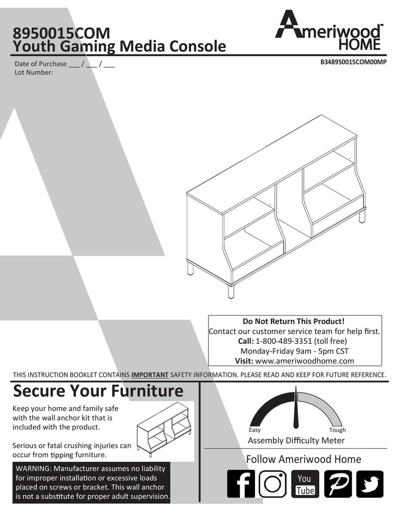 Ameriwood HOME 8950015COM Manual de usuario