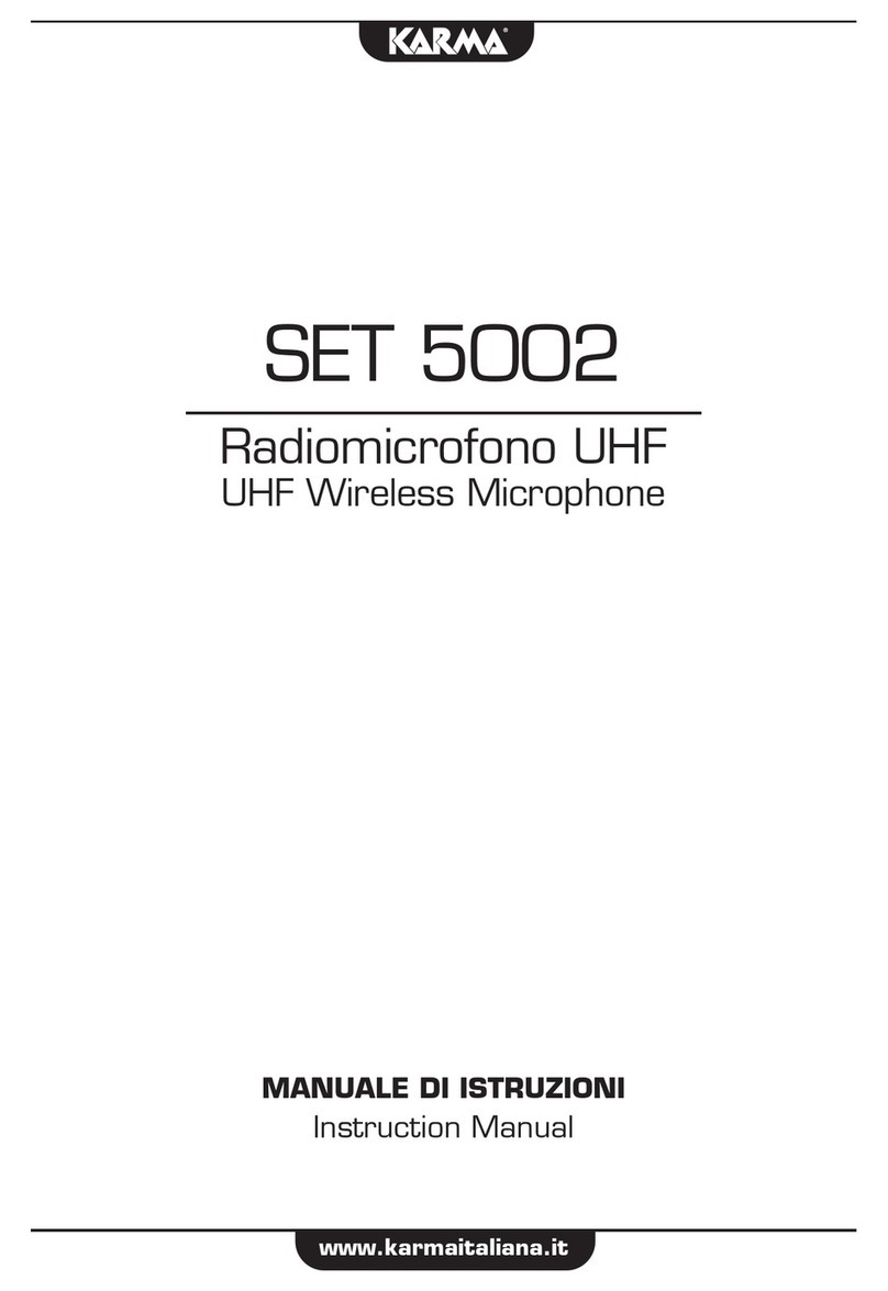 Karma SET 5002 Manual de usuario