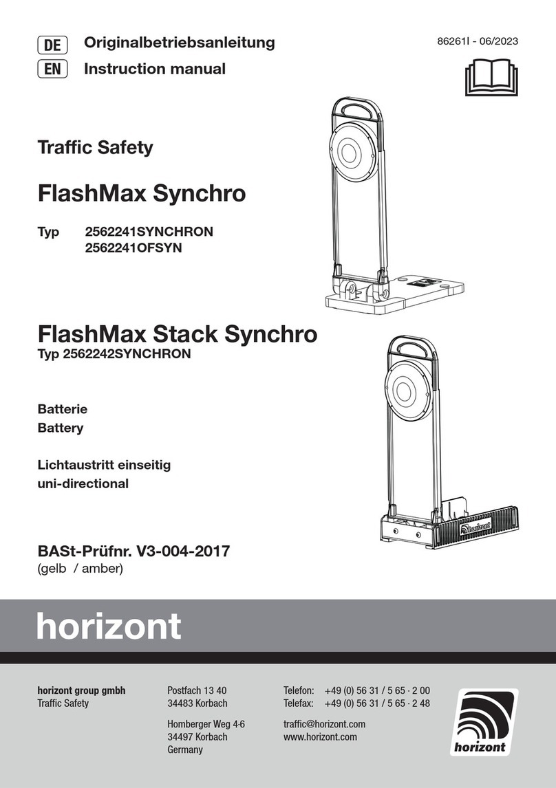 Horizont FlashMax Synchro Manual de usuario