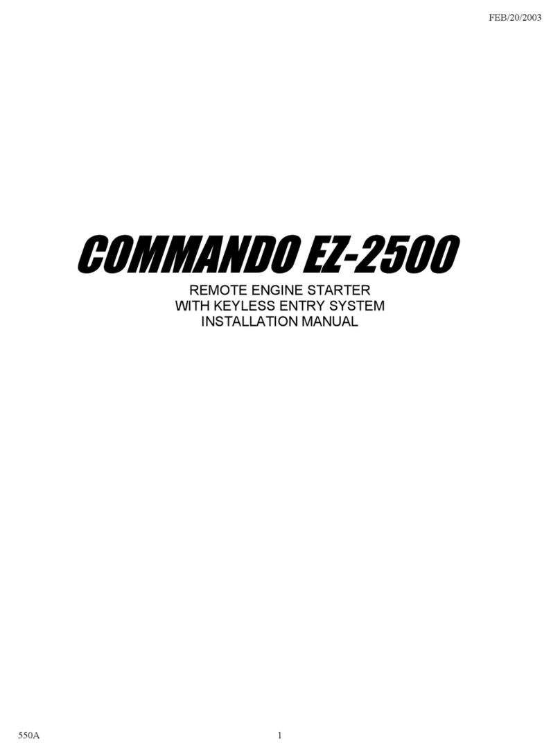 Megalarm COMMANDO EZ-2500 Manual de usuario