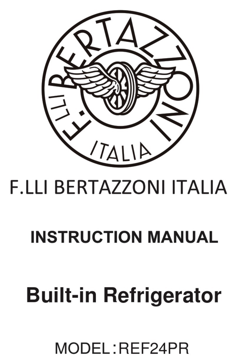 Bertazzoni REF24PR Manual de usuario