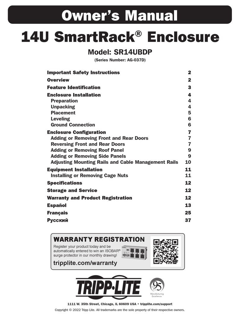 Tripp Lite SR14UBDP Manual de usuario