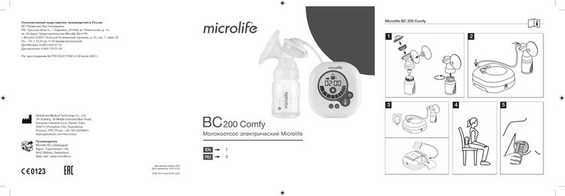 Microlife BC200 Comfy Manual de usuario